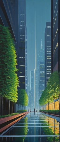 futuristic landscape,cybercity,cityscape,mcquarrie,city scape,cityscapes,cityzen,tokyo city,urbanworld,ecotopia,cities,dubbeldam,city highway,megapolis,fantasy city,guangzhou,evening city,metropolis,world digital painting,cybertown,Conceptual Art,Oil color,Oil Color 13