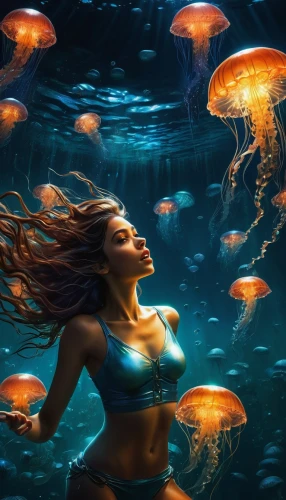 underwater background,under the water,under water,mermaid background,jellyfish,under the sea,underwater world,ocean underwater,underwater,jellyfish collage,under sea,semiaquatic,mermaid vectors,sea life underwater,underwater oasis,aquarium,underwater landscape,aquos,underwater fish,sirena,Conceptual Art,Sci-Fi,Sci-Fi 20