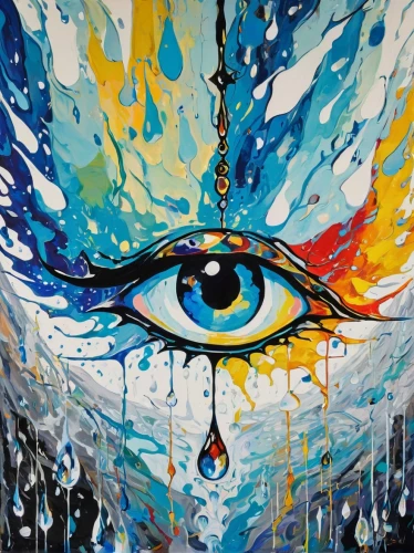 peacock eye,third eye,the blue eye,abstract eye,eye,all seeing eye,cosmic eye,blue eye,mayeux,adnate,evil eye,eyedrops,oil painting on canvas,eye ball,glass painting,the eyes of god,graffiti art,raindrop,angel's tears,eyedropper,Art,Artistic Painting,Artistic Painting 42
