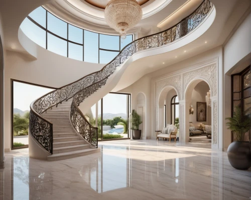 luxury home interior,circular staircase,winding staircase,staircase,outside staircase,luxury home,luxury property,spiral staircase,mansion,balustrade,staircases,stone stairs,beautiful home,dreamhouse,cochere,3d rendering,stairs,balustrades,marble palace,pinnacle,Art,Artistic Painting,Artistic Painting 33