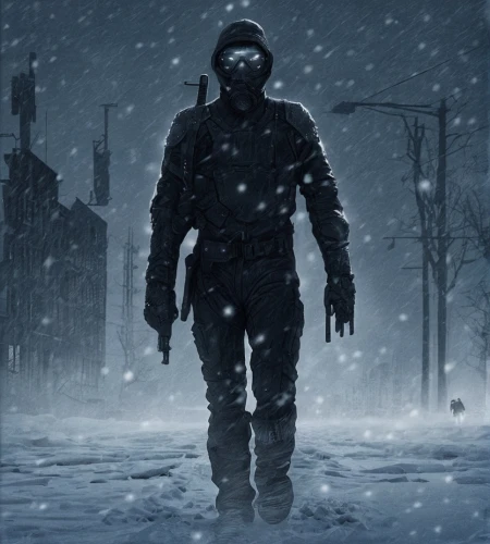 coldfoot,chernovol,snowblind,winter background,godfroid,subzero,snow drawing,rendel,corvo,winterflood,snowstorm,blizzard,vorkuta,snow guard,ski mask,in the snow,the cold season,balaclava,deep snow,russian winter,Conceptual Art,Fantasy,Fantasy 33