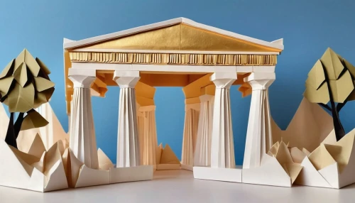 paper art,greek temple,maquette,roman temple,doric columns,pillars,temple of diana,diorama,pillar capitals,palladian,erechtheus,pallas athene fountain,columns,maquettes,lowpoly,viminacium,3d model,marble palace,egyptian temple,borromini,Unique,Paper Cuts,Paper Cuts 02