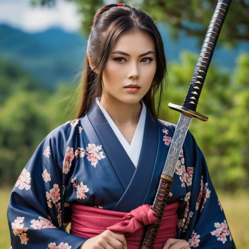 beautiful girls with katana,katana,japanese woman,samurai fighter,sikatana,geisha,wuxia,samurai,miyabi,goryeo,naginata,geiko,daiyu,kiyomasa,sukeban,ichizo,hanfu,michizane,gakki,tamiko,Photography,General,Realistic