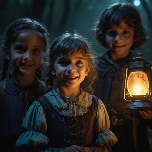 happy children playing in the forest,nomadic children,fairy lanterns,little angels,drawing with light,carol singers,children,lamplight,photographing children,carolers,fireflies,christmas luminaries,luminarias,children studying,the night of kupala,figli,halflings,pictures of the children,townsfolk,children drawing,Photography,Documentary Photography,Documentary Photography 38