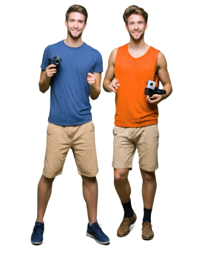 garrison,ttd,cargos,chargeurs,spray cans,blur office background,willbros,gameboys,png transparent,defocus,sandlers,duos,bois,servos,doppelgangers,deodorants,pair of dumbbells,photo shoot for two,bros,paintballs,Illustration,Retro,Retro 24