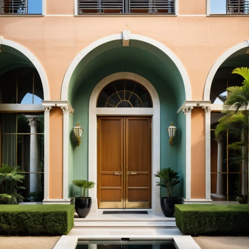 italianate,mizner,entryways,front door,house entrance,entryway,plantation shutters,hinged doors,gold stucco frame,doorways,luxury property,palazzo,rosecliff,exterior decoration,amanresorts,pilasters,blue doors,art deco,bendemeer estates,entranceways,Photography,General,Realistic