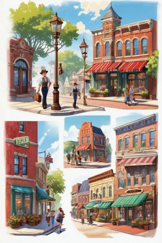 houses clipart,storefronts,townscapes,small towns,mytown,townsquare,elizabethtown,town buildings,townsites,backgrounds,layton,frontierland,beautiful buildings,marionville,fenelon,wynkoop,city buildings,towns,kulpsville,toontown,Unique,Design,Character Design