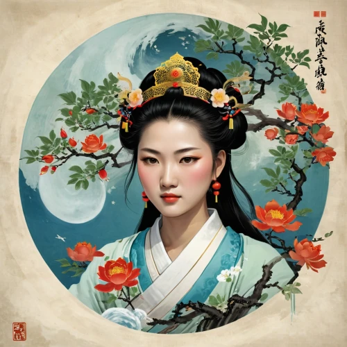 sanxia,daiyu,yunxia,rongfeng,yunhuan,zhiyuan,yi sun sin,oriental princess,diaochan,yuanpei,the plum flower,oriental painting,jingqian,xueliang,qianfei,xiaojian,songling,qiwen,yangmei,wulin,Illustration,Paper based,Paper Based 19