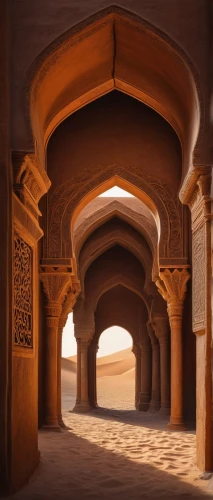 mihrab,libyan desert,qasr al watan,quasr al-kharana,jaisalmer,sahara desert,benmerzouga,sahara,hrab,saliyah,agrabah,merzouga,sebha,dubai desert,qasr al kharrana,qasr,archways,darwazeh,sakhir,arcaded,Art,Classical Oil Painting,Classical Oil Painting 19