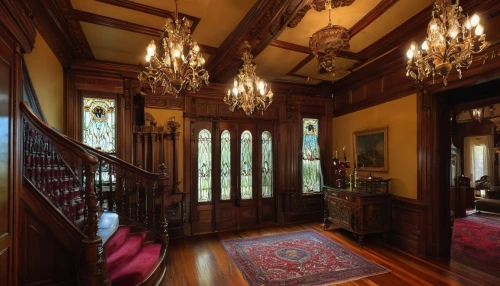 entrance hall,victorian room,ornate room,entryway,foyer,hallway,interior decor,dining room,home interior,driehaus,old victorian,millwork,entryways,royal interior,great room,dandelion hall,marylhurst,breakfast room,cochere,upstairs,Conceptual Art,Daily,Daily 28