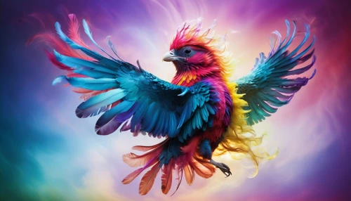 phoenix rooster,rainbow lory,colorful birds,uniphoenix,coq,cockerel,macaw hyacinth,color feathers,phoenixes,redcock,scarlet macaw,phenix,colorful background,hotbird,simurgh,rooster,bird png,pajarito,macaw,gallus,Illustration,Realistic Fantasy,Realistic Fantasy 37