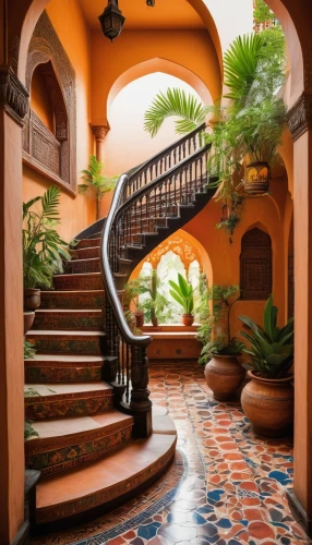 escaleras,escalera,entryway,outside staircase,hacienda,staircase,winding staircase,palmilla,spanish tile,patio,entryways,breezeway,staircases,patios,stairs,courtyards,stairway,riad,stone stairs,walkway,Art,Classical Oil Painting,Classical Oil Painting 24