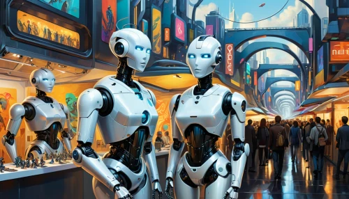 droids,automatons,cyberpatrol,stormtroopers,linuxworld,sci fiction illustration,cybercity,penguin couple,cyberworld,sci - fi,futurists,cybersurfers,cybersquatters,sci fi,cyberangels,seiders,modernisers,androids,cylons,penguins,Conceptual Art,Sci-Fi,Sci-Fi 24