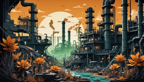 refinery,oil refinery,refineries,industrial landscape,chemical plant,industrial plant,biorefinery,industrial ruin,biorefineries,industrialization,industrial,industries,factories,industrialism,industrial area,manufactory,industrija,ecotopia,refineria,industrielle