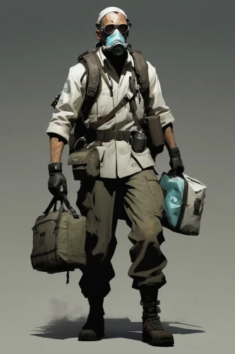 medic,chernovol,male nurse,respirator,biologist,surgeon,postapocalyptic,toxicologist,engineer,chernogorneft,medics,volcanologist,hazmat,construction worker,janitor,paleobotanist,anesthetist,pollution mask,cbrn,preparator