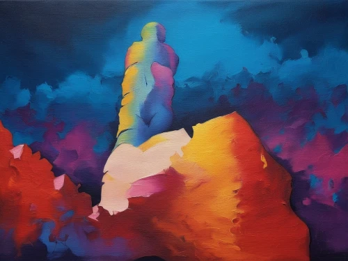 lava lamp,danxia,abstract painting,volcanic landscape,virga,metavolcanic,pinnacles,painting technique,cumulant,cloud mountain,fairy chimney,chalk stack,colori,oil on canvas,volcanic,acrylic paint,uluru,precipitous,fire mountain,gouaches,Illustration,Realistic Fantasy,Realistic Fantasy 25