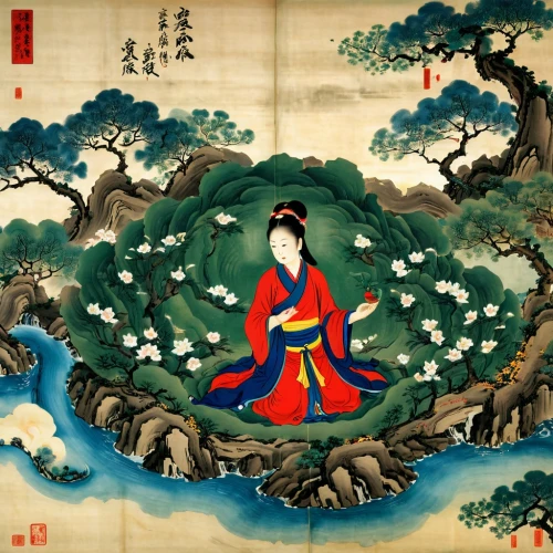 kuangyin,jiaozhi,kunqu,xiaojian,xueliang,jingqian,jianfei,xiaojin,jingyuan,xiaoqian,zhiqing,oriental painting,baiyun,xiaohong,guqin,xuanwei,xiangxue,qinghou,xiuquan,qingxi,Illustration,Paper based,Paper Based 19