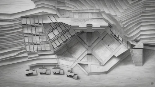 cubic house,bonestell,arcology,unbuilt,gehry,cube stilt houses,escher,hejduk,morphosis,habitat 67,inhabitable,inhabitation,voxels,bjarke,cube surface,honeycomb structure,futuristic architecture,ziggurat,ziggurats,building honeycomb,Art sketch,Art sketch,Ultra Realistic