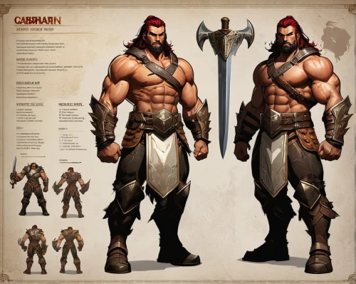 barbarian,zartan,hyborian,conan,zartman,carnian,garen,garmkhan,spearman,chulainn,sovran,garmirian,curfman,gotrek,dworin,garmsar,snyman,gerkan,parshuram,rovshan,Unique,Design,Character Design