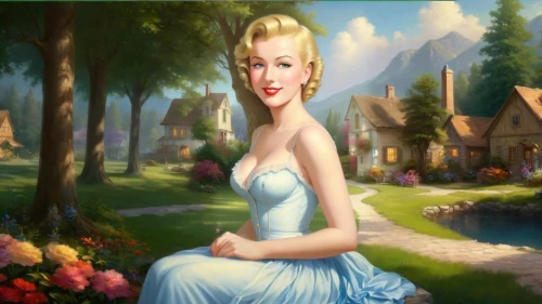 dorthy,elsa,cinderella,cartoon video game background,maureen o'hara - female,cendrillon,marylyn monroe - female,connie stevens - female,thumbelina,landscape background,fairy tale character,fantasy picture,heidi country,world digital painting,marilyn monroe,galadriel,gwtw,fairyland,principessa,prinzessin