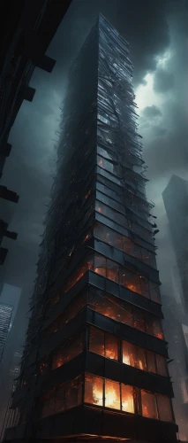 barad,arcology,the skyscraper,skyscraping,highrises,skyscraper,highrise,arkham,high rises,unbuilt,steel tower,high rise,morphosis,gotham,beetham,black city,the energy tower,urban towers,apartment block,supertall,Conceptual Art,Oil color,Oil Color 11