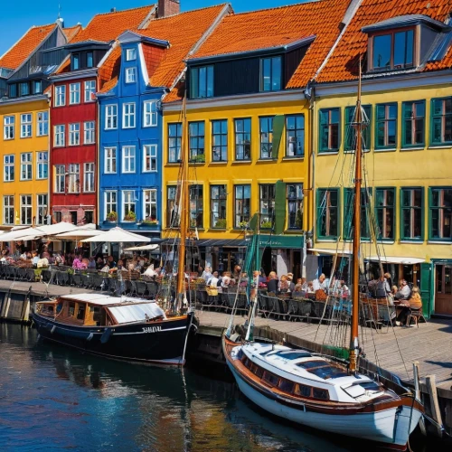 nyhavn,trondheim,copenhagen,denmark,stavanger,bryggeri,bergen,danmark,bryggman,bryggen,willemstad,scandinavia,kopenhagen,malmo,skeppsbron,aarhus,venetiaan,havnen,christianshavn,gdansk,Art,Artistic Painting,Artistic Painting 37