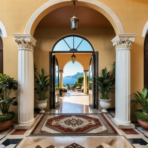 entryway,palmilla,house entrance,villa balbianello,entryways,entranceway,amanresorts,villa d'este,breezeway,archways,entranceways,loggia,luxury property,portofino,villa cortine palace,mustique,entrance hall,cochere,foyer,front door,Photography,General,Realistic