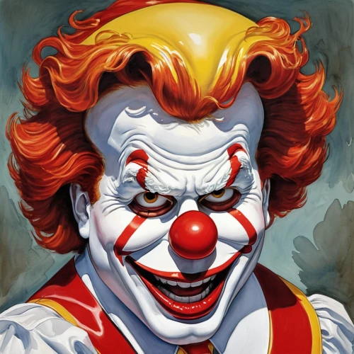 scary clown,pennywise,creepy clown,ronalds,horror clown,clown,klown,klowns,it,mccrumb,mcleodusa,bozo,mccalister,pagliacci,mcnickle,mcclintick,mcspaden,mcdonnel,mccutchan,wason,Illustration,Abstract Fantasy,Abstract Fantasy 23