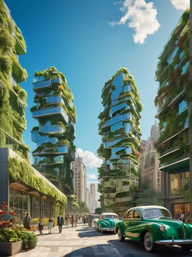 ecotopia,ecovillages,terraformed,futuristic landscape,futuristic architecture,autopia,sustainable car,biopiracy,greentech,ecotech,ecoterra,terraforming,arcology,microdistrict,biomimicry,greeniaus,smart city,urban design,terraform,apartment blocks,Art,Artistic Painting,Artistic Painting 20