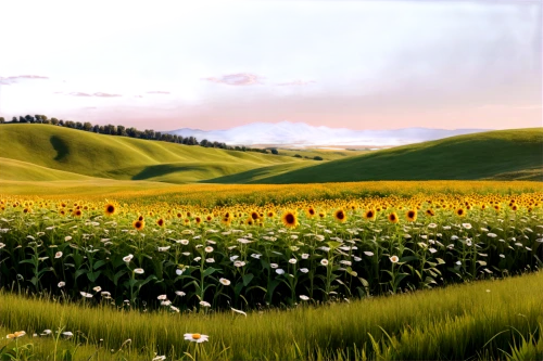 salt meadow landscape,meadow landscape,dandelion field,grasslands,blooming field,yellow grass,flower field,sunflower field,meadow in pastel,alpine meadow,dandelion meadow,summer meadow,mountain meadow,grassland,meadow,flowers field,wheatfield,wheat field,landscape background,field of flowers,Conceptual Art,Daily,Daily 35