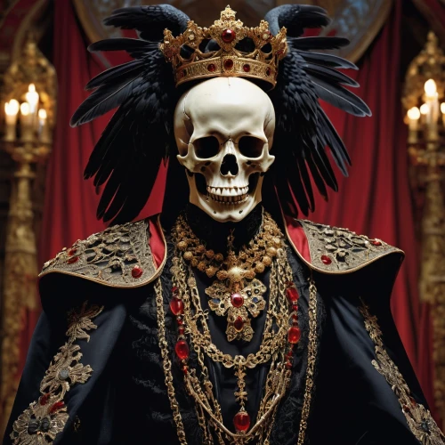 skull with crown,vanitas,calavera,calaveras,lich,skull sculpture,la calavera catrina,skull statue,day of the dead frame,calaverita sugar,la catrina,day of the dead skeleton,muerte,scull,death god,legba,death's head,angra,nazareno,dia de los muertos,Photography,General,Realistic