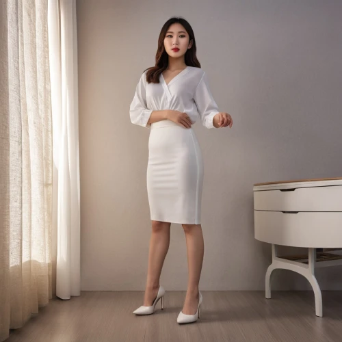 white winter dress,yunjin,yifei,suzy,jiyun,heungseon,white dress,shaoxuan,haeri,xiaofei,girl in white dress,ao dai,tomiko,xiaohong,anqi,chaisaeng,xiaowu,moua,white skirt,hyoon,Photography,General,Realistic