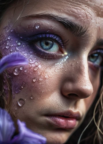 faery,mystical portrait of a girl,violet eyes,faerie,fairie,regard,seelie,fantasy portrait,women's eyes,jingna,fae,violette,purple glitter,deviantart,photo manipulation,fantasy art,violet,heliotrope,photoshop manipulation,mirada,Photography,Documentary Photography,Documentary Photography 14