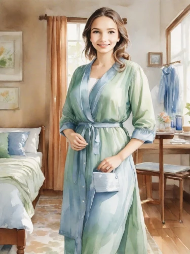 cheongsam,housemaid,pregnant woman icon,housekeeper,housewife,pyjama,dressmaker,housecoat,cleaning woman,kurung,housemother,milkmaid,sleepwear,caftan,pajamas,muumuu,housemaids,pajama,pregnant woman,chambermaid,Digital Art,Watercolor