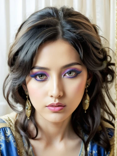 bangladeshi,indian girl,jodha,arundhati,mongolian girl,keerthi,east indian,tamannaah,uzbek,bhansali,eyes makeup,kazakhstani,anarkali,shalu,indian woman,indian girl boy,persia,manjari,photo painting,alia,Illustration,Japanese style,Japanese Style 18