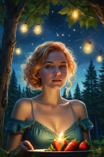 woman eating apple,girl picking apples,fairy tale character,fae,fantasy picture,apple harvest,demelza,picking apple,fairie,fruit picking,persephone,fantasy portrait,mabon,game illustration,basket of apples,trine,cinderella,appleworks,gretel,eilonwy,Photography,General,Fantasy