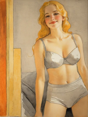 wesselmann,lempicka,woman on bed,whitmore,blonde woman,currin,watercolor pin up,marylyn monroe - female,blumstein,woman sitting,marylou,feitelson,gangloff,marilyn monroe,woman laying down,kitaj,young woman,girl with cloth,blonde woman reading a newspaper,bruskewitz,Art,Classical Oil Painting,Classical Oil Painting 42