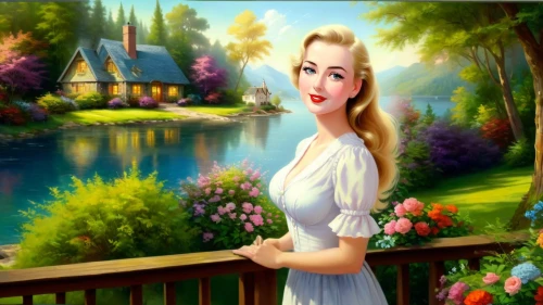 landscape background,cartoon video game background,girl in the garden,springtime background,3d background,nature background,children's background,portrait background,the blonde in the river,dorthy,photo painting,background view nature,principessa,background image,spring background,fairy tale character,marilyn monroe,anarkali,background design,girl on the river