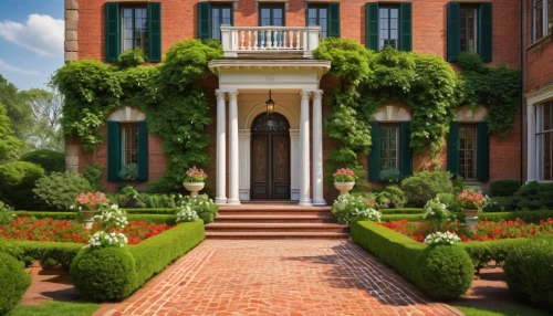 filoli,italianate,garden elevation,boxwood,boxwoods,rosecliff,nunciature,palladianism,hacienda,highgrove,beningbrough,red brick,villa cortine palace,red bricks,villa balbianello,palladian,luxury property,dandelion hall,villa balbiano,giardino,Art,Artistic Painting,Artistic Painting 04