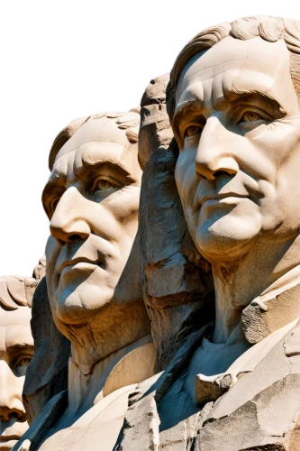 lincoln monument,abraham lincoln monument,abraham lincoln memorial,monuments,forefathers,figureheads,jefferson monument,lincolns,presidents,busts,statues,lincoln memorial,stone statues,triumvirate,founding,abraham lincoln,borglum,three pillars,grotesques,presidencies,Illustration,Realistic Fantasy,Realistic Fantasy 44