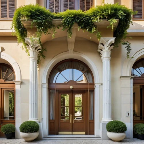 casa fuster hotel,entranceway,sursock,loggia,entranceways,entryway,beverly hills hotel,grand hotel europe,ritzau,entryways,bendemeer estates,house entrance,leterme,milanesi,archways,garden door,rosecliff,villa balbianello,entrances,orangery,Photography,General,Realistic