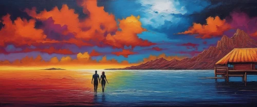 krakatoa,volcanic lake,oil painting on canvas,sea landscape,acid lake,indigenous painting,krakatau,volcanic landscape,volcanic,volcanos,navajo bay,lagoon,art painting,coastal landscape,oil painting,oil on canvas,painting technique,senja,an island far away landscape,dreamscape,Illustration,Realistic Fantasy,Realistic Fantasy 25