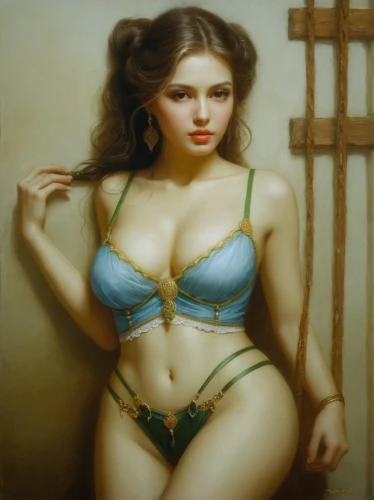 botero,yasumasa,emile vernon,viveros,odalisque,tretchikoff,orientalist,venus,guccione,young woman,currin,lempicka,dossi,vintage art,jogbra,brassieres,radebaugh,kirienko,female model,oriental girl,Art,Classical Oil Painting,Classical Oil Painting 18