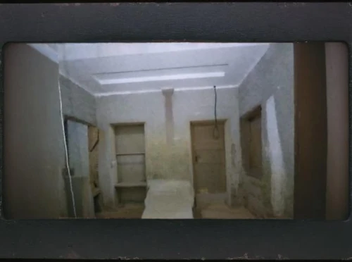 pinhole,film frames,darkrooms,creepy doorway,lubitel 2,darkroom,camera film,box camera,hallway,basement,corridors,stereoscope,abandoned room,basements,stereoscopic,film strip,room door,anteroom,rooms,washroom