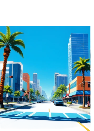 californie,garrison,californian,californica,beverly hills,autopia,sandiego,encino,anaheim,sandag,los angeles,classic car and palm trees,palmtrees,city highway,irvine,socal,luxehills,cartoon video game background,boulevard,wilshire,Conceptual Art,Oil color,Oil Color 04