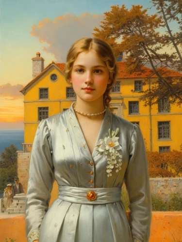 perugini,girl in the garden,portrait of a girl,young girl,girl with cloth,hoyne,nelisse,millais,young woman,girl in a historic way,lucquin,young lady,guccione,victorianism,leighton,girl with tree,girl with bread-and-butter,champney,bushire,emile vernon,Art,Classical Oil Painting,Classical Oil Painting 42