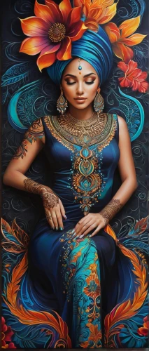 flamenca,indian art,baoshun,yogananda,indian woman,radha,bohemian art,boho art,oshun,rangoli,african woman,lakshmi,jaya,siddharta,shakuntala,mehendi,mandodari,shobana,revati,maharani,Conceptual Art,Fantasy,Fantasy 03