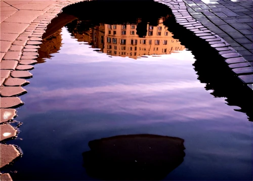 reflection in water,reflections in water,reflection of the surface of the water,water reflection,puddle,reflecting pool,florance,water mirror,city moat,reflected,mirror water,reflectional,reflexed,florence,florenz,firenze,reflejo,reflection,speicherstadt,lens reflection,Photography,Black and white photography,Black and White Photography 08