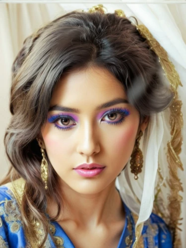 bangladeshi,uzbek,indian bride,indian girl,anarkali,yemeni,vintage makeup,eritrean,nepalese,arundhati,eyes makeup,jodha,indian woman,pakistani,tunisienne,khaleda,makeup artist,manjari,uzbekistani,palijo,Illustration,Japanese style,Japanese Style 18