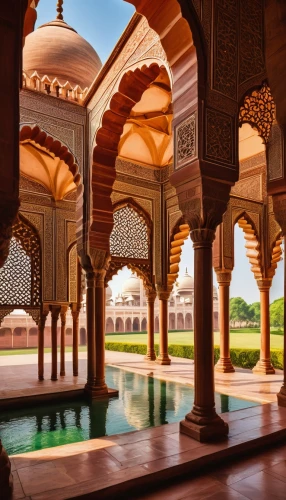 shahi mosque,marrakesh,alcazar of seville,marrakech,morocco,islamic architectural,alhambra,meknes,la kasbah,mihrab,king abdullah i mosque,mamounia,persian architecture,after the ud-daula-the mausoleum,medinah,kasbah,grand mosque,sultan qaboos grand mosque,qutub,mosques,Art,Classical Oil Painting,Classical Oil Painting 38